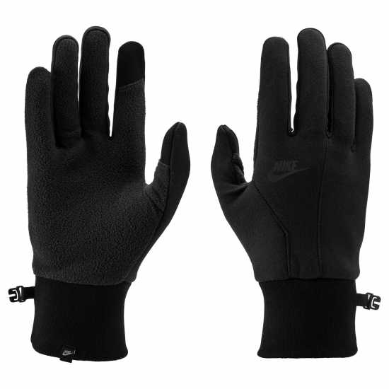 Nike Therma-Fit Tech Fleece Gloves Black Nike Therma-Fit Tech Fleece Gloves Black