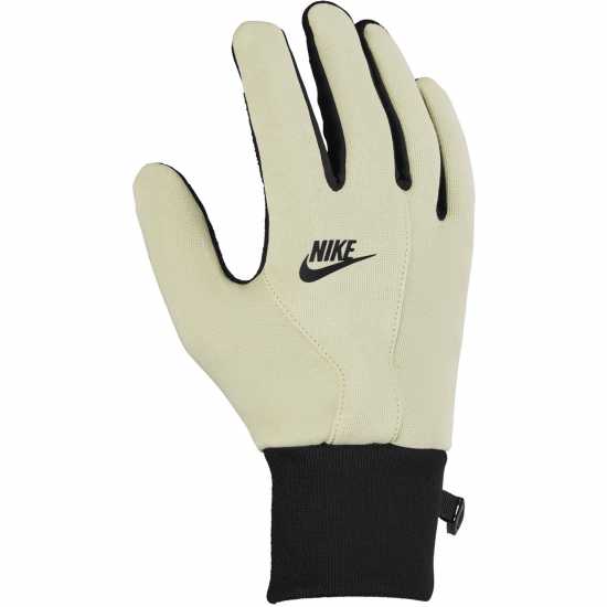 Nike Therma-Fit Tech Fleece Gloves Lt Khaki/Black Nike Therma-Fit Tech Fleece Gloves Lt Khaki/Black