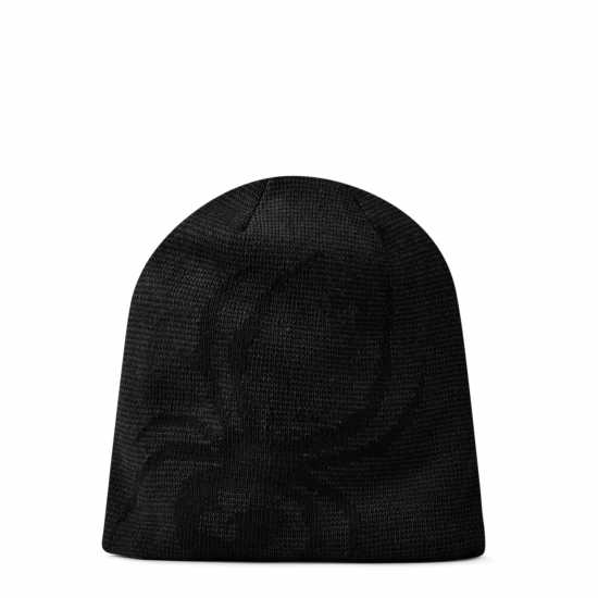 Spyder Revers Beanie Mens Черно Шапки с козирка