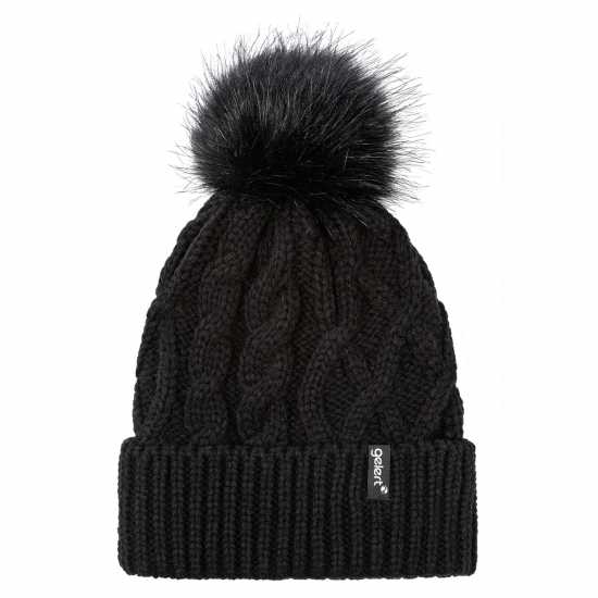 Шапки с козирка Gelert Twist Knitt Pom Beanie Womens Gelert Twist Knitt Pom Beanie Womens Шапки с козирка