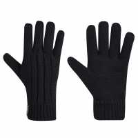 Firetrap Cable Gloves Ladies Black Зимни аксесоари