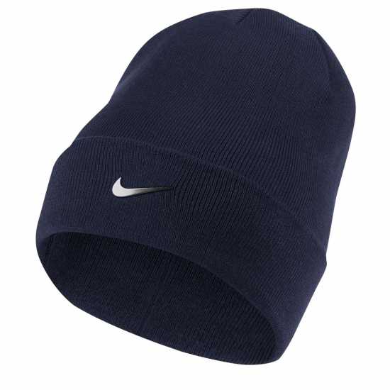 Nike Мъжка Плетена Шапка Cuffed Swoosh Beanie Hat Mens  