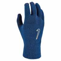 Nike Knitted Tech Gloves Blue/Lemon Мъжки ски ръкавици