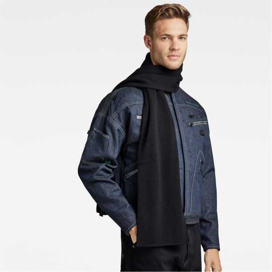 G Star Men's Effo Midweight Scarf Тъмно черно 