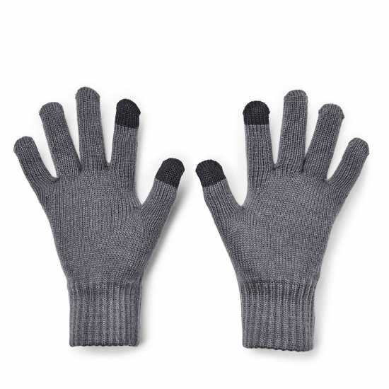 Under Armour Halftime Fleece Gloves Сиво за игрище 