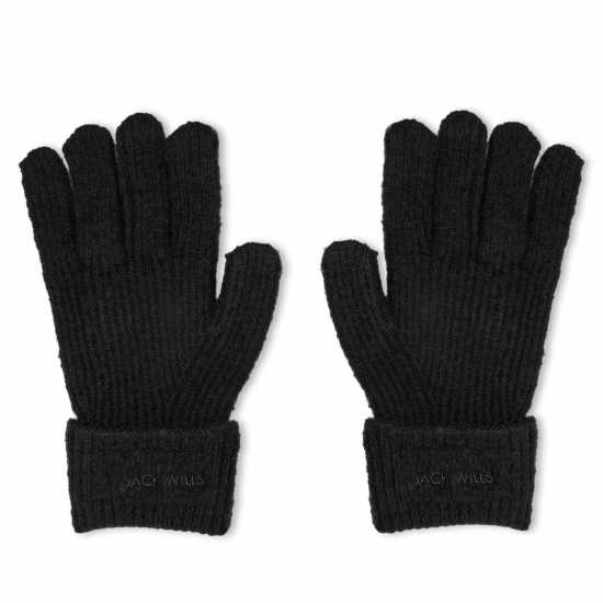 Jack Wills Gloves Черно Jack Wills Gloves Черно