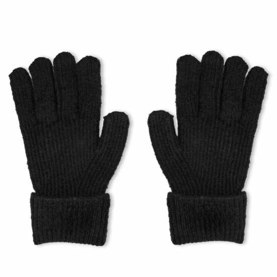Jack Wills Knitted Gloves Черно 