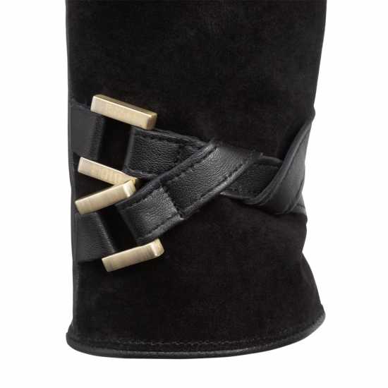 Biba Biba Suede Leather Mix Gloves Biba Biba Suede Leather Mix Gloves