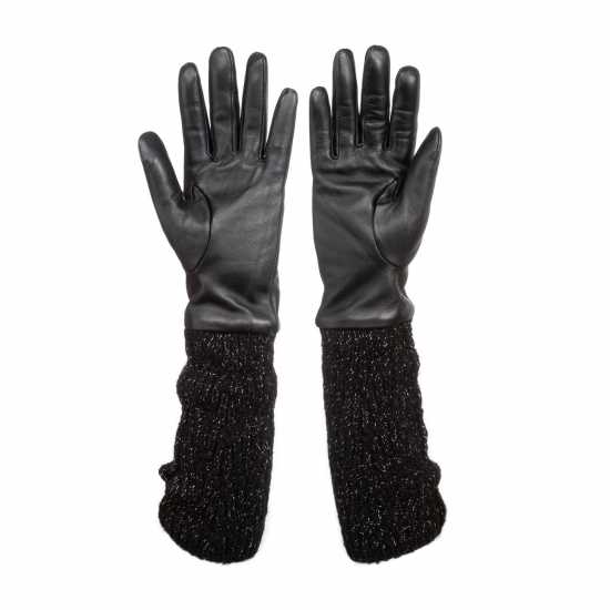 Biba Knitted Leather Gloves  Зимни аксесоари