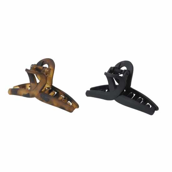 Miso 2Pk Claw Clips Black/Tort 