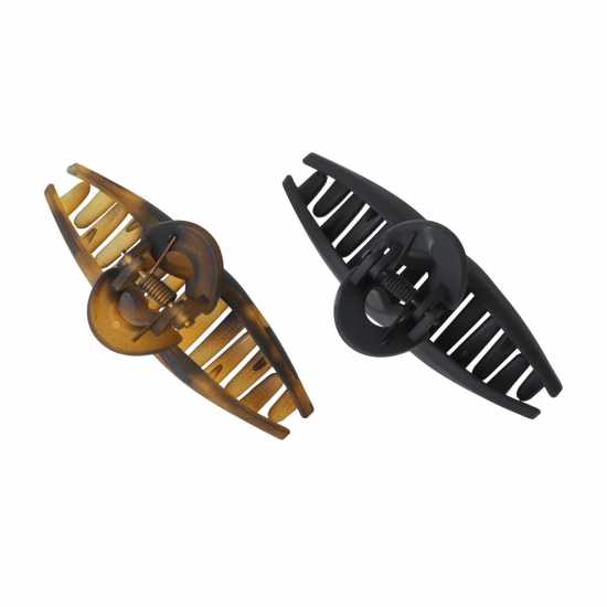 Miso 2Pk Claw Clips Black/Tort 