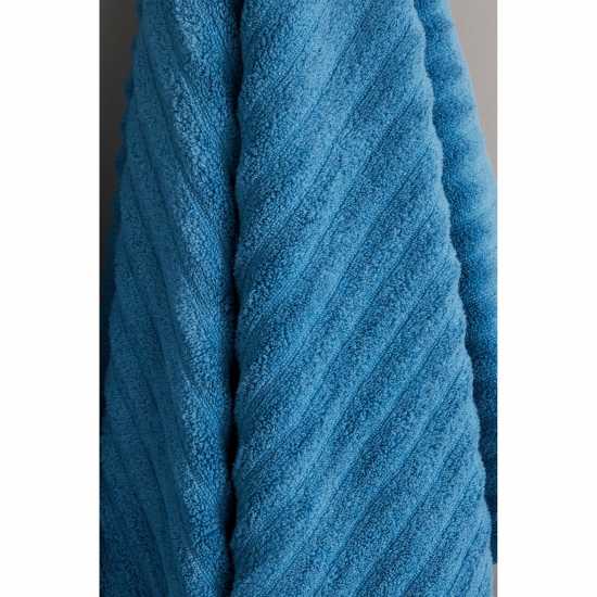 Soft Ribbed Bt 00 Blue Хавлиени кърпи