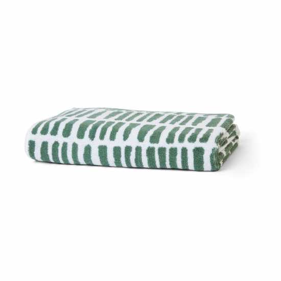 Stripe Hand Towel Green Хавлиени кърпи