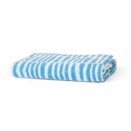 Stripe Hand Towel Blue Хавлиени кърпи