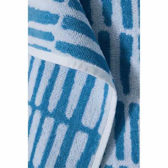 Silhoutte Stripe Bath Towel Blue Хавлиени кърпи