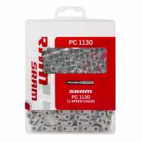 Sram Pc1130 11 Speed Chain With Powerlock Сребърно 