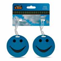 2 Pack Assorted Smiley Luggage Tag  Пътни принадлежности