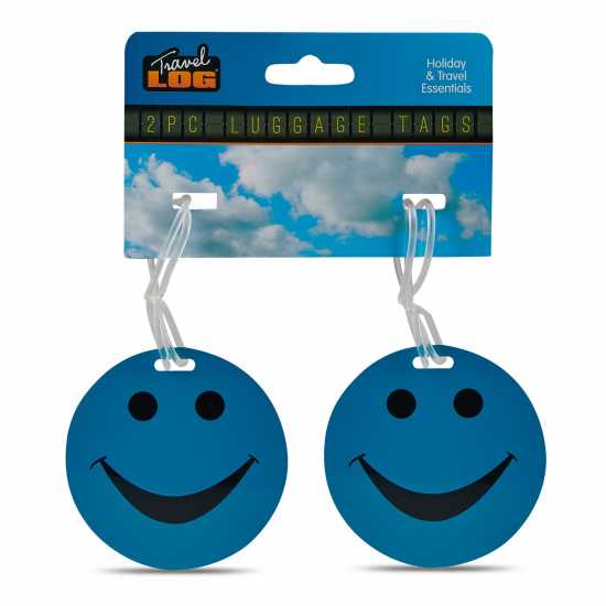Unknown 2 Pack Assorted Smiley Luggage Tag  Пътни принадлежности