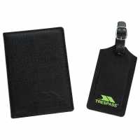 Trespass Adult Wunderlust Travel Set Passport And Luggage Tag  