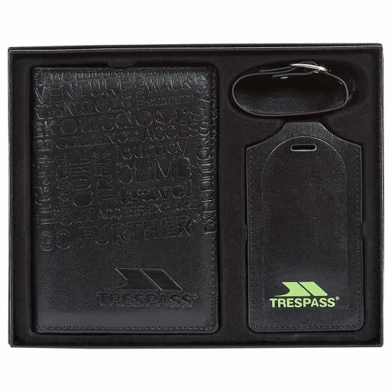 Trespass Adult Wunderlust Travel Set Passport And Luggage Tag  