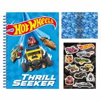 Hot Wheels Notebook & Sticker  