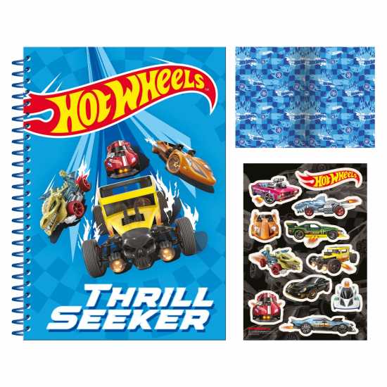 Hot Wheels Notebook & Sticker  