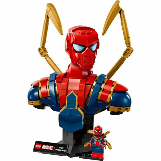 Мъжки стоки с герои Lego Lego® Marvel 76326 Iron Spider-Man Bust Collectible Adult Building Set Lego Lego® Marvel 76326 Iron Spider-Man Bust Collectible Adult Building Set Мъжки стоки с герои