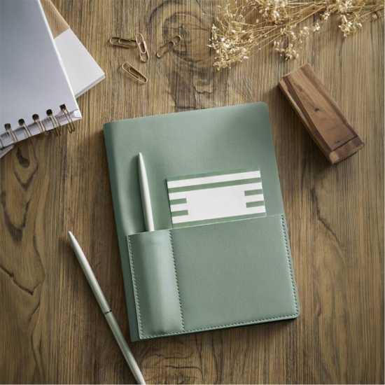 Notebook And Pen Set Green  Подаръци и играчки