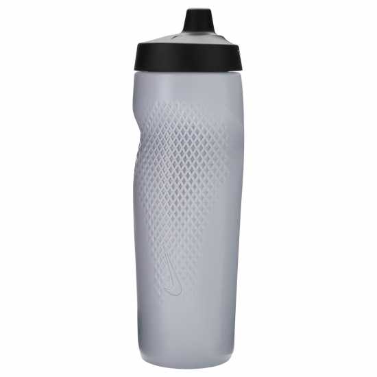 Nike Шише За Вода Refuel Water Bottle 24Oz Сиво/Бяло Бутилки за вода