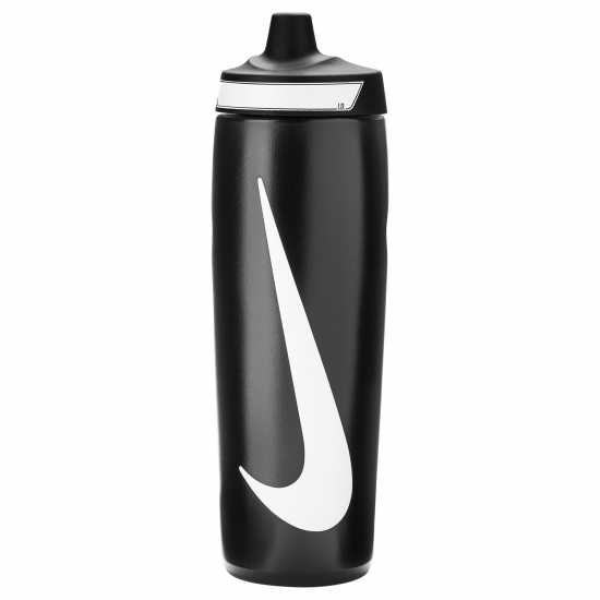 Nike Шише За Вода Refuel Water Bottle 24Oz Черно/Бяло Бутилки за вода