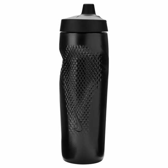 Nike Шише За Вода Refuel Water Bottle 24Oz Черно/Бяло Бутилки за вода