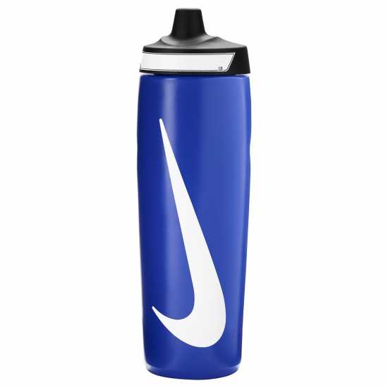 Nike Шише За Вода Refuel Water Bottle 24Oz Синьо/Бяло Бутилки за вода