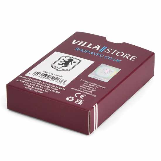 Карти За Игра Team Football Licensed Playing Cards (Standard 52-Card Deck) Aston Villa Подаръци и играчки