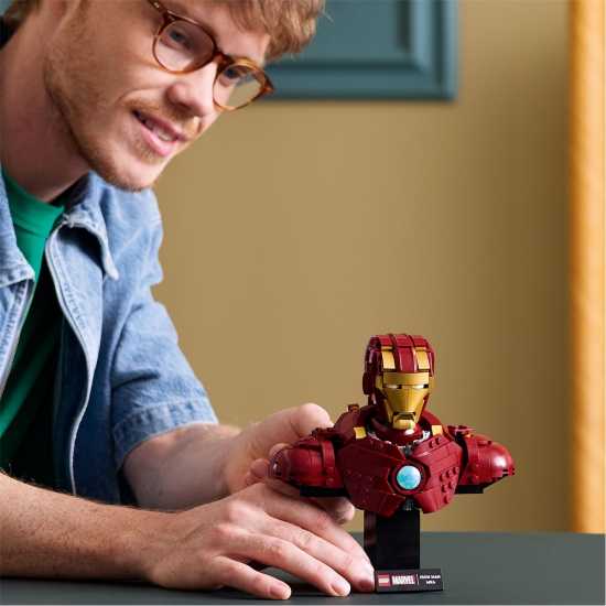 Lego® Marvel Iron Man Mk4 Bust Buildable Model For Adults With Minifigure 76327  