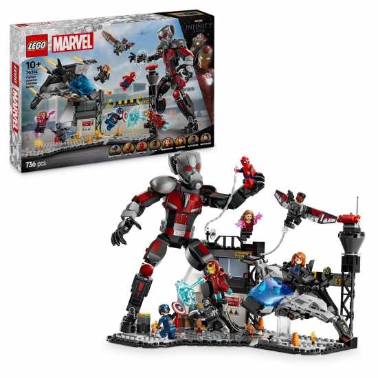 Мъжки стоки с герои Lego Lego Marvel 76314 Captain America: Civil War Action Battle Lego Lego Marvel 76314 Captain America: Civil War Action Battle Мъжки стоки с герои