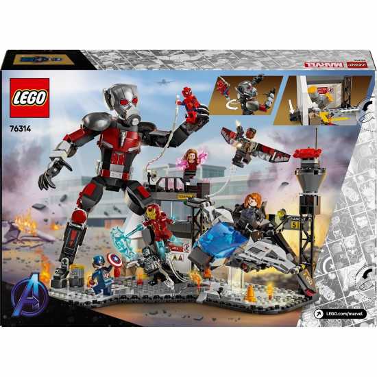 Мъжки стоки с герои Lego Lego Marvel 76314 Captain America: Civil War Action Battle Lego Lego Marvel 76314 Captain America: Civil War Action Battle Мъжки стоки с герои