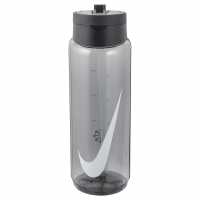 Nike Recharge Straw Bottle 24Oz Black/White Бутилки за вода