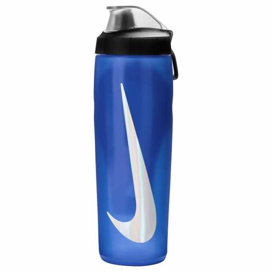 Nike Refuel Squeeze Locking Lid 24Oz GmRyl/Blk/Slv Бутилки за вода