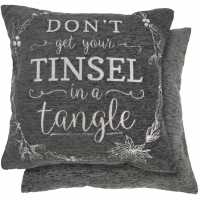 Tinsle In A Tangle - Cushion Cover  Коледна украса