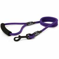 Bunty Dog Pet Rope Lead - Purple