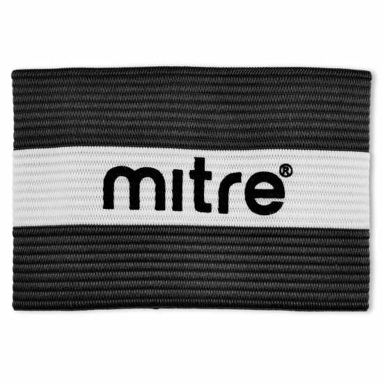 Mitre Cap Armband 99 Black/White Футболни аксесоари