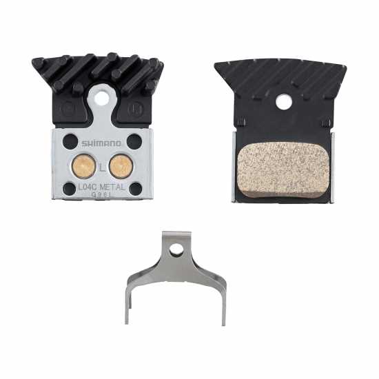 Shimano L04C Disc Pads With Cooling Fins  