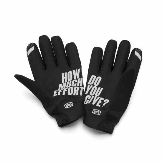 100 Percent Brisker Cold Weather Glove Черно Ръкавици за колоездене