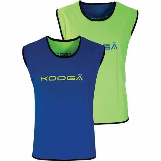 Kooga Reversible Training Bib Youths Blue/Green 