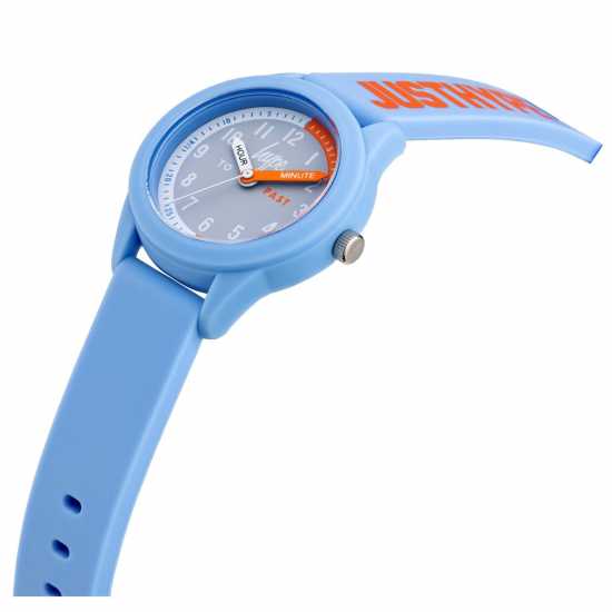 Hype Logo Print Silicone Quartz Watch  