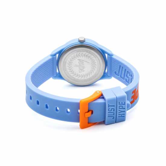 Hype Logo Print Silicone Quartz Watch  