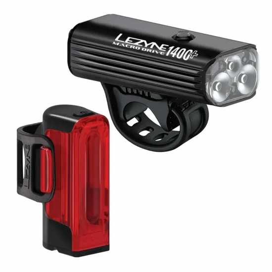 Lezyne Macro Drive 1400+|Strip Drive Pro 400+ Led Light Set  