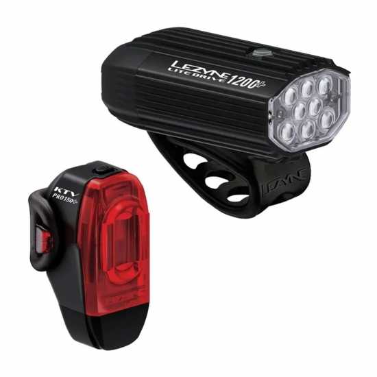 Lezyne Lite Drive 1200+ Ktv Drive Pro+ Led Lights Set Lezyne Lite Drive 1200+ Ktv Drive Pro+ Led Lights Set