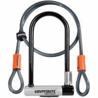 Kryptonite Kryptolok D Lock With Kryptoflex Cable Sold Secure Gold  Колоездачни аксесоари