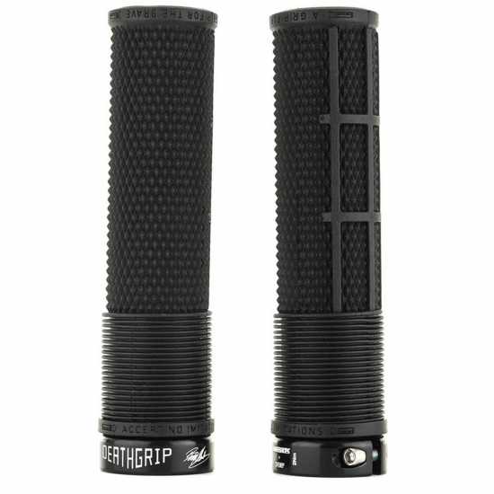 Dmr Deathgrip 2 Thick Flangeless Lock-On Mtb Grip Black 